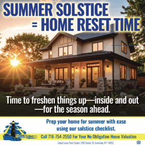 Summer Solstice Home Checklist: Your WNY Guide to Seasonal Prep