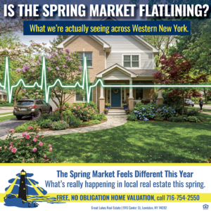 The Spring Market So Far: More Listings, Careful Buyers, and a Different Pace Across Western New York