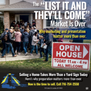 The "List It and They'll Come" Market Is Over